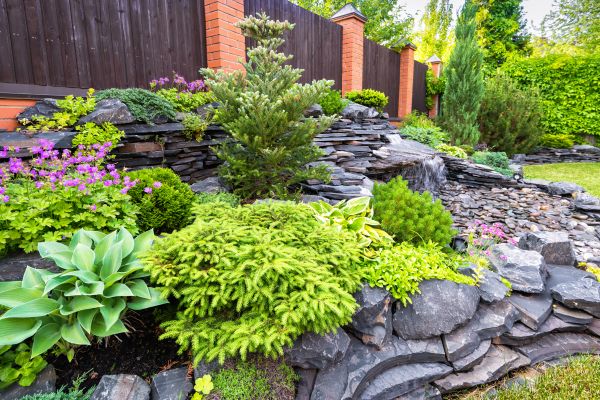 Stone Garden Installation in Palm Harbor