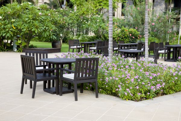 Courtyard Landscaping in Palm Harbor